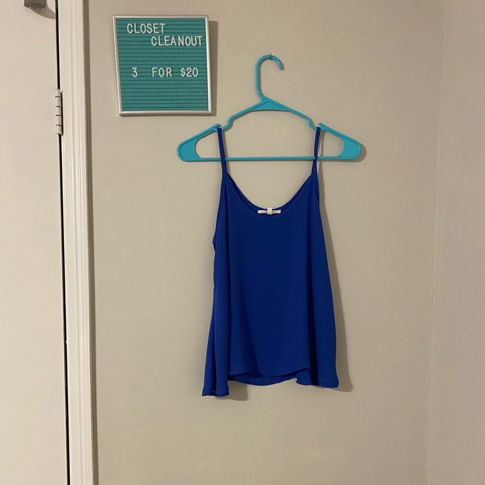 3for$20 royal blue flowy tank